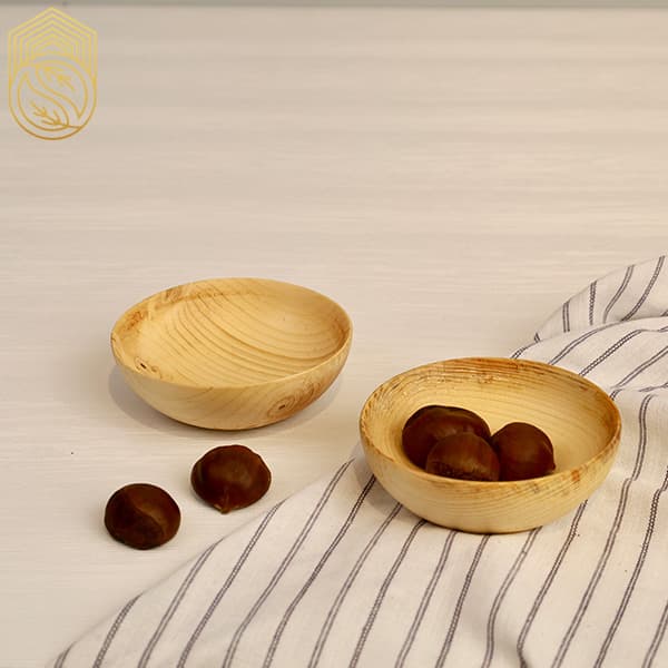 کاسه چوبی ماست خوری نراد کد sh230