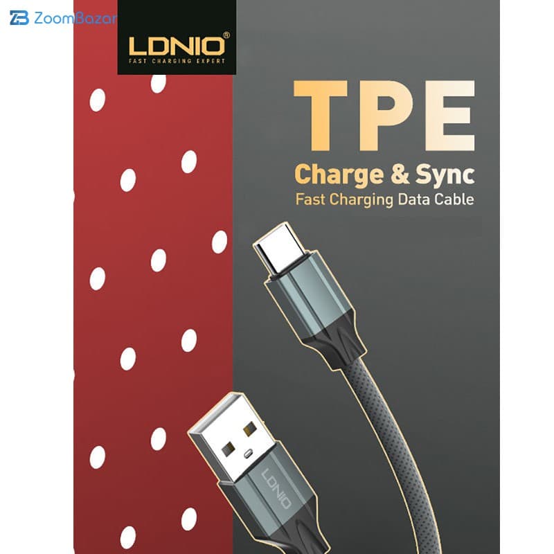 کابل تبدیل USB به microUSB الدینیو مدل LS441 01st طول 1 متر — تصویر ۶