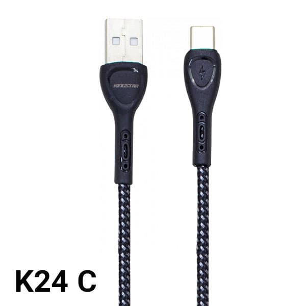 کابل شارژ 1 متری Type-C کینگ استار K24 C