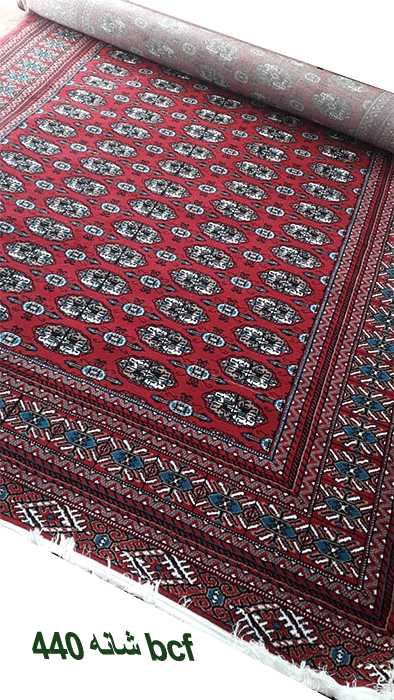 فرش ترکمن ۴۰۰ شانه لاکی — تصویر ۴