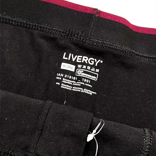 لگینگ مردانه کش پهن دکمه دار بیس لایر لیورجی Livergy آلمان — تصویر ۵