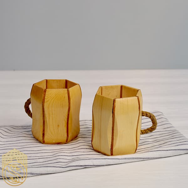 جا قاشقی چوبی بزرگ طرح لیوان کد sh162