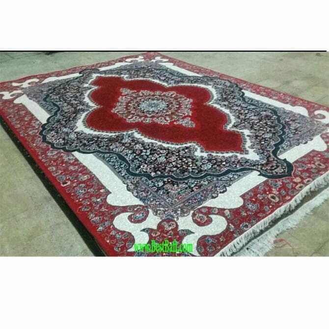 فرش کاشان سلطان ۴۴۰ شانه لاکی