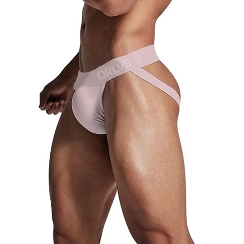 شورت مردانه Jockstrap اورجینال برند ORLVS فانتزی پشت باز 2 بند — تصویر ۵