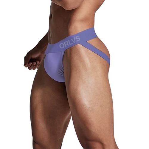 شورت مردانه Jockstrap اورجینال برند ORLVS فانتزی پشت باز 2 بند — تصویر ۳