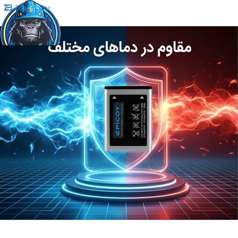 باتری موبایل اپیکوی مدل Gorillong Irj ظرفیت 800 میلی آمپر ساعت سازگار با گوشی موبایل سامسونگ E250 — تصویر ۷