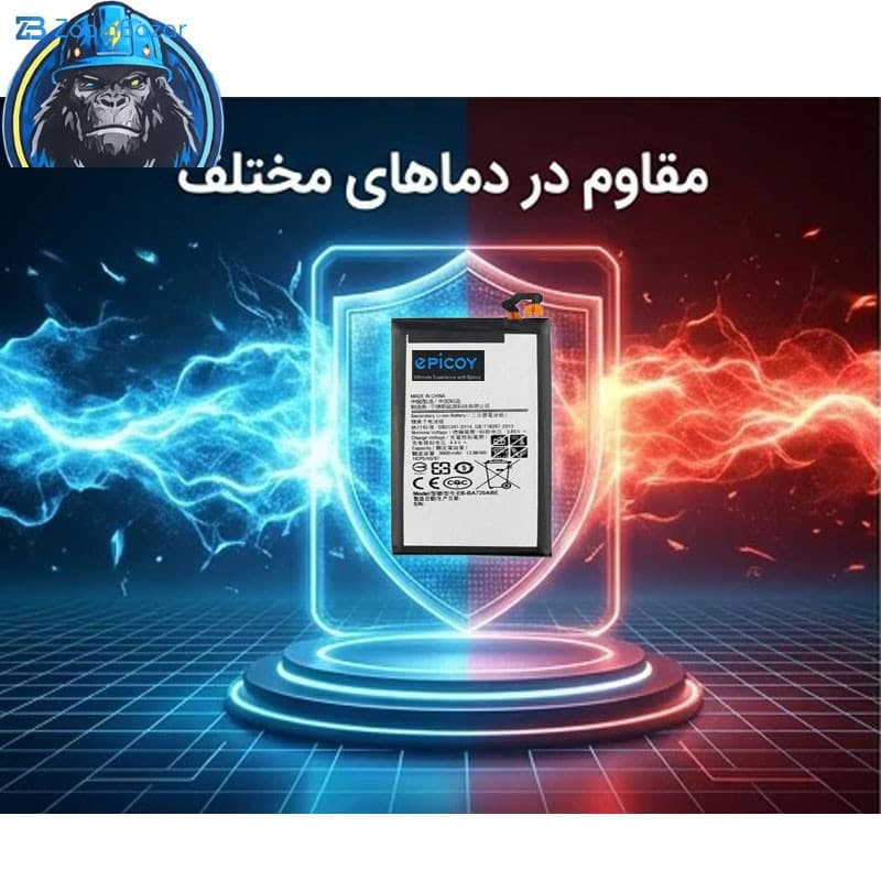 باتری موبایل اپیکوی مدل Gorillong Irj ظرفیت 3600 میلی آمپر ساعت سازگار با گوشی موبایل سامسونگ Galaxy A7 2017/ A720 — تصویر ۵