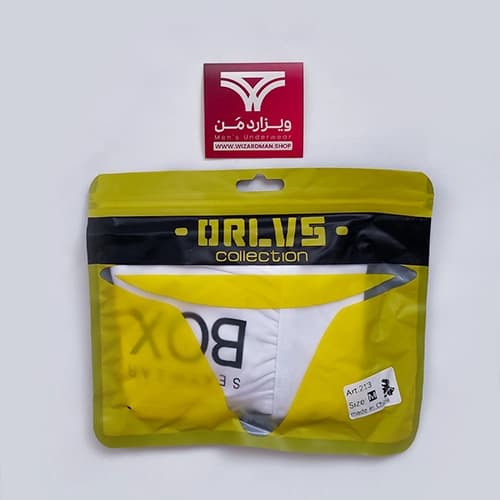 شورت مردانه Jockstrap اورجینال برند ORLVS فانتزی پشت باز 2 بند BOX — تصویر ۵
