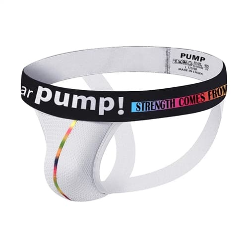 شورت مردانه Jockstrap اورجینال برند پامپ Pump فانتزی پشت باز 2 بند — تصویر ۲