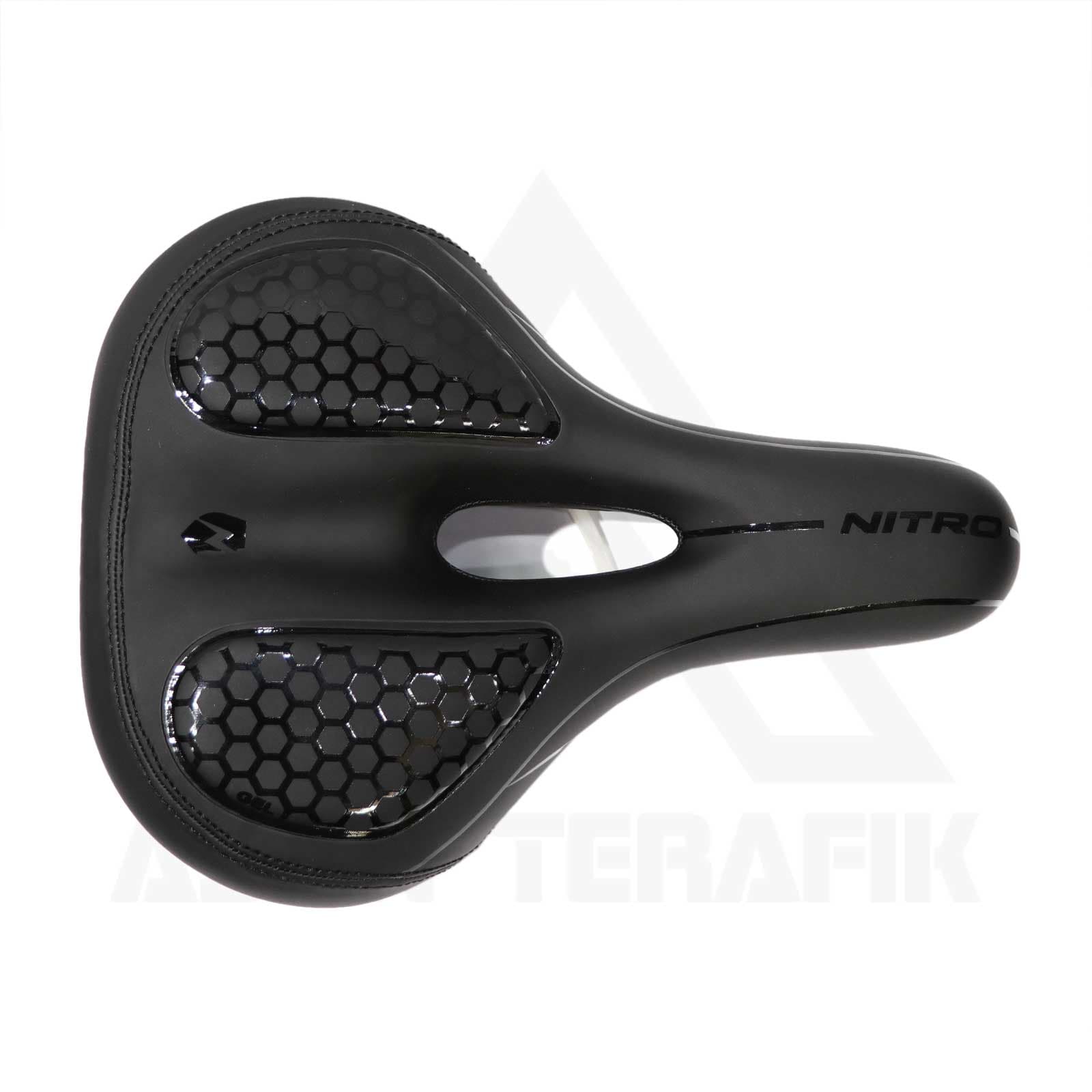 زین دوچرخه ژله ای چراغدار نیترو Nitro