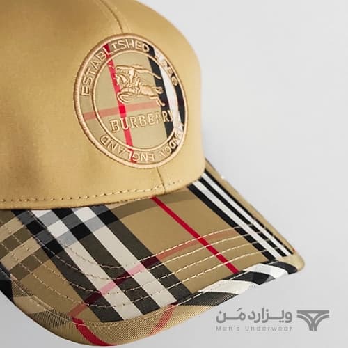 کلاه کپ (لبه دار) مردانه بربری لندن Burberry London — تصویر ۴