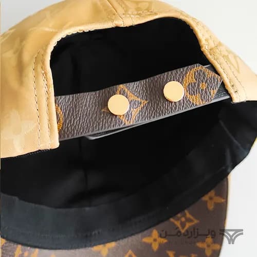 کلاه کپ (لبه دار) مردانه لویی وُیتون LOUIS VUITTON پاریس لبه چرمی — تصویر ۵