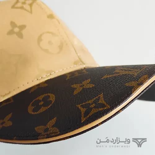 کلاه کپ (لبه دار) مردانه لویی وُیتون LOUIS VUITTON پاریس لبه چرمی — تصویر ۴