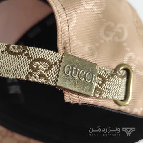 کلاه کپ (لبه دار) مردانه گوچی GUCCI ایتالیا لوگو دار — تصویر ۶