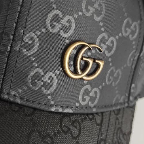 کلاه کپ (لبه دار) مردانه گوچی GUCCI ایتالیا لوگو دار — تصویر ۸