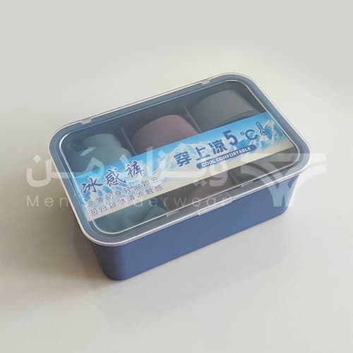 پک 3 تایی شورت مردانه ابریشمی یخی پادار وارداتی — تصویر ۶