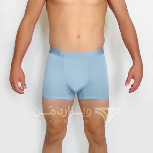 پک 3 تایی شورت مردانه ابریشمی یخی پادار وارداتی — تصویر ۳