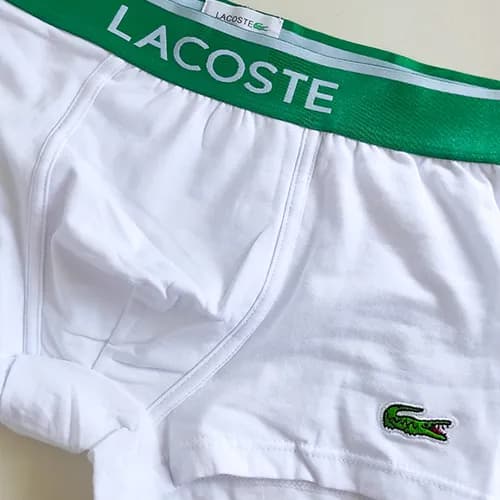 پک پرمیوم 4 تایی شورت مردانه لاگوست Lacoste اورجینال باکسر بریف Premium — تصویر ۷