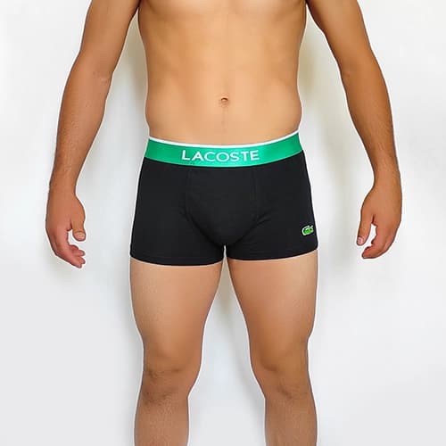 پک پرمیوم 4 تایی شورت مردانه لاگوست Lacoste اورجینال باکسر بریف Premium — تصویر ۴