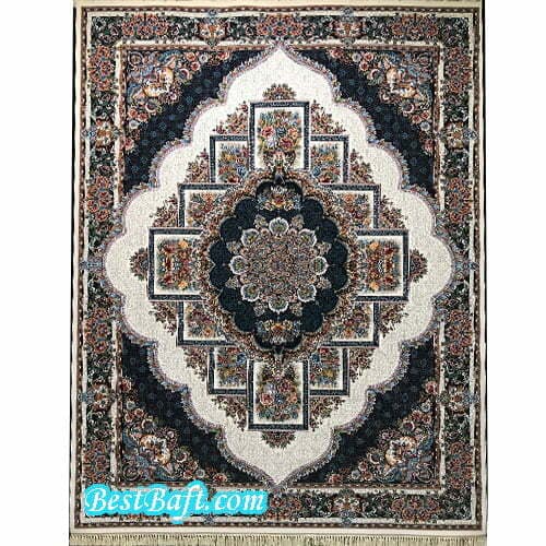 فرش کاشان ناردون ۷۰۰ شانه کرمی