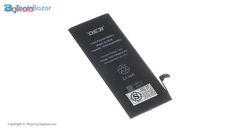 باتری موبایل مدل DJ-IPH6G مناسب برای گوشی موبایل اپل iPhone 6 — تصویر ۴