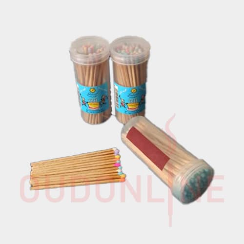 کبریت قوطی استوانه ای رنگی