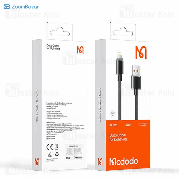 کابل تبدیل USB به لایتنینگ مک دودو مدل CA-3640 طول 1.2 متر — تصویر ۲