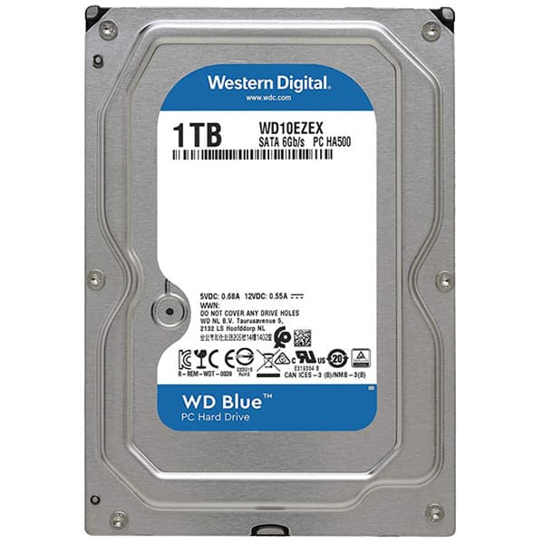 هارد اینترنال 1 ترابایت وسترن دیجیتال WD10EZEX – آبی