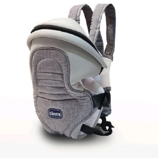 آغوشی چیکوو طوسی و مشکی مدل Chicco Marsupio go — تصویر ۳