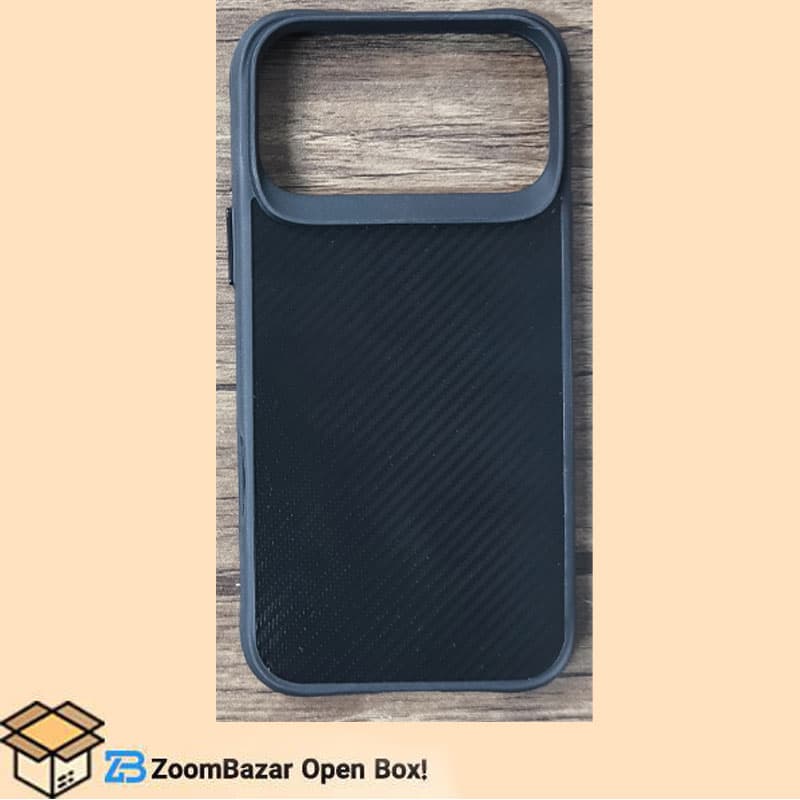 قاب اپل iPhone 17 pro max مدل Carbon shape مشکی – Open Box