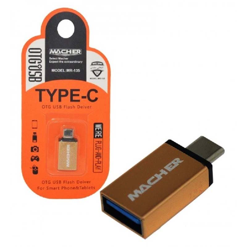 تبدیل MICRO OTG به USB فلزی مچر مدل MR-129
