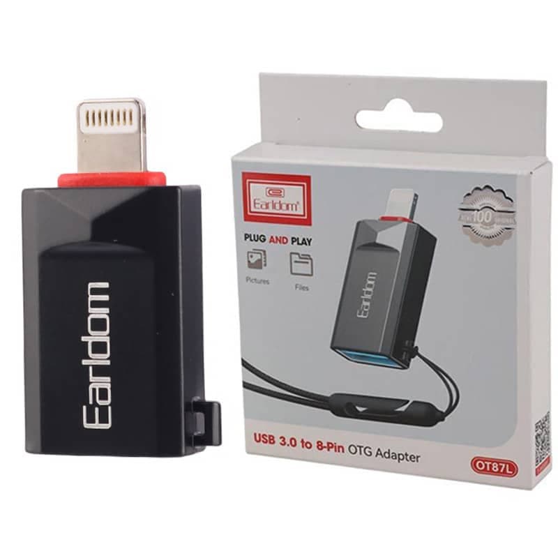تبدیل USB 3.0 OTG به لایتنینگ ارلدام Earldom ET-OT87L