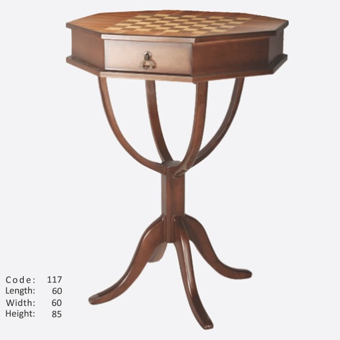 میز معرق چوبی کد IGA-117