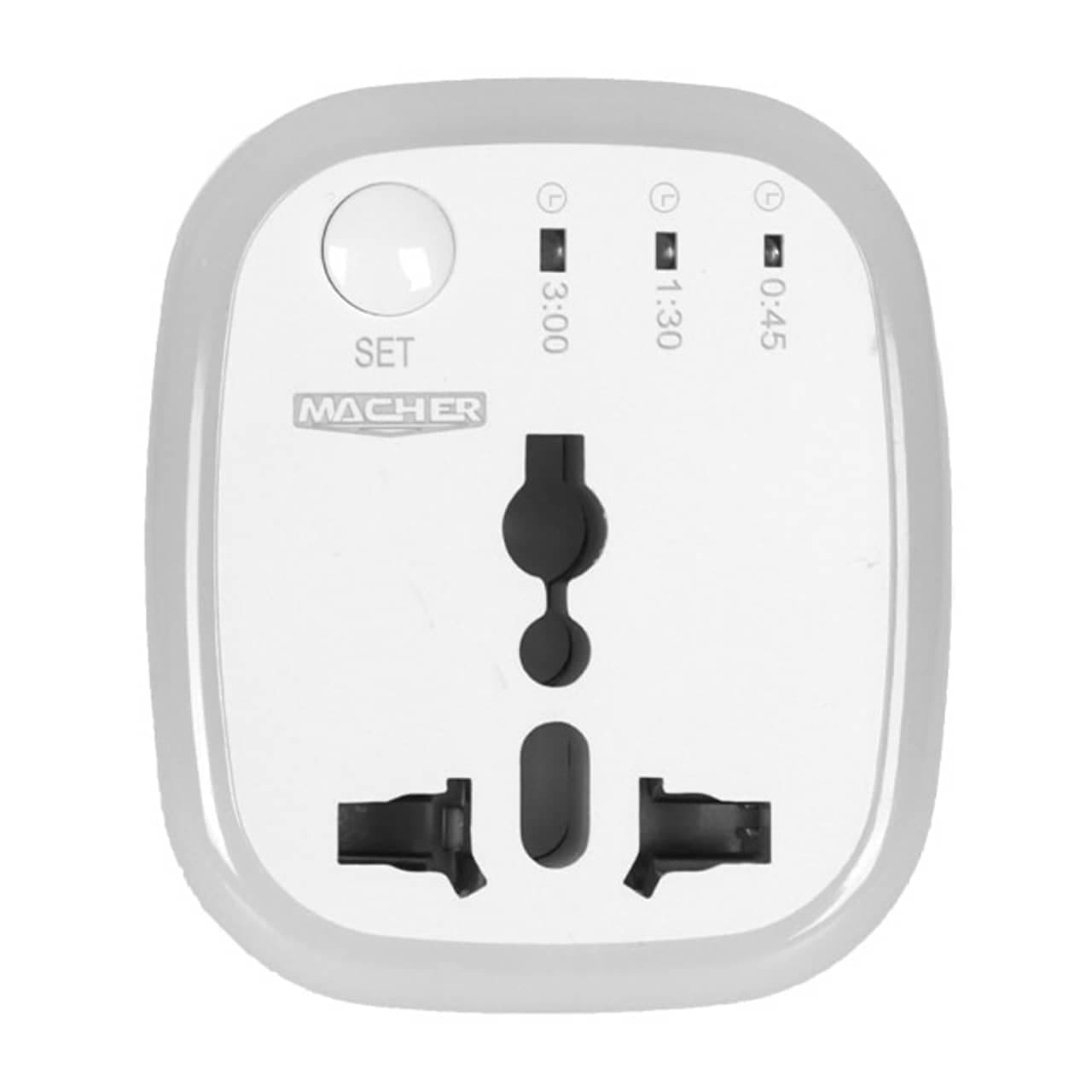تبدیل برق 3 به 2 تایمر دار Macher MR-265