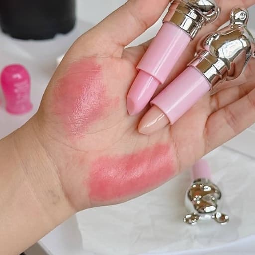 بالم لب خرسی حرارتی خرس تدی کیوت فانتزی با کیفیت نرم کننده ابرسان و شاداب کننده لب ها پینترستی فانتزی کیوت — تصویر ۸