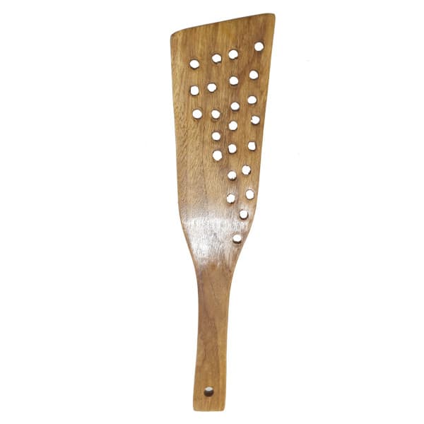 قاشق چوبی مدل کفگیر کد RK-13 — تصویر ۲