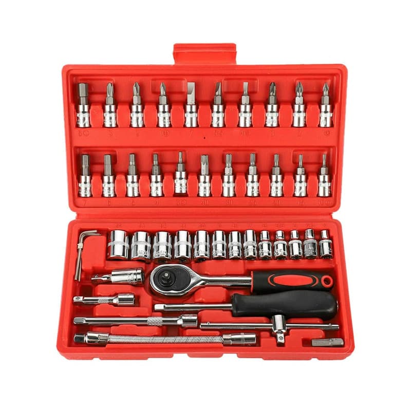 جعبه بکس 46 عددی درایو 1/4 46PCS
