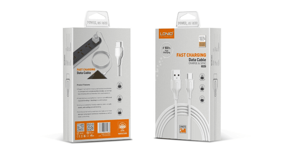 کابل شارژر LDNIO TYPE-C مدل LS542
