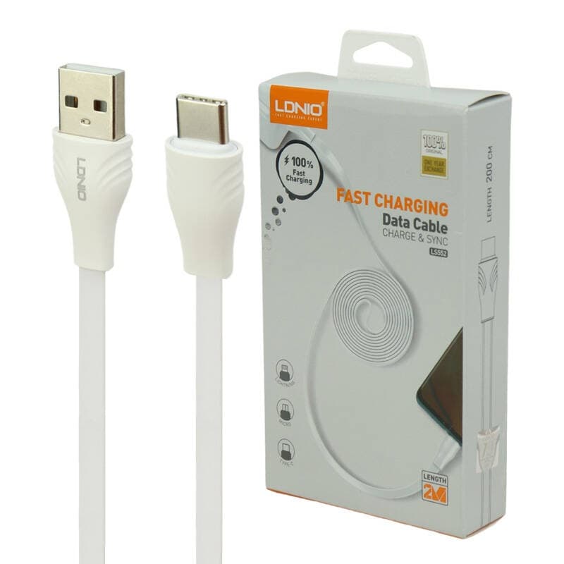 کابل شارژر LDNIO TYPE-C مدل LS552