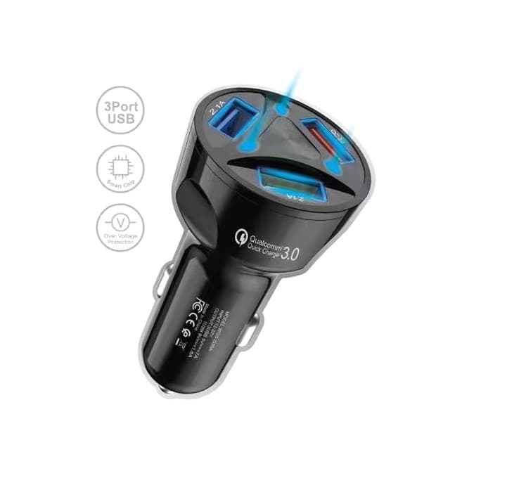 شارژر فندکی USB3.0 3PORT FAST