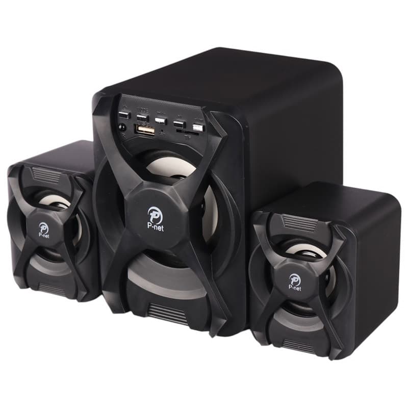 اسپیکر سه تکه P-NET U-2500 + ریموت کنترل