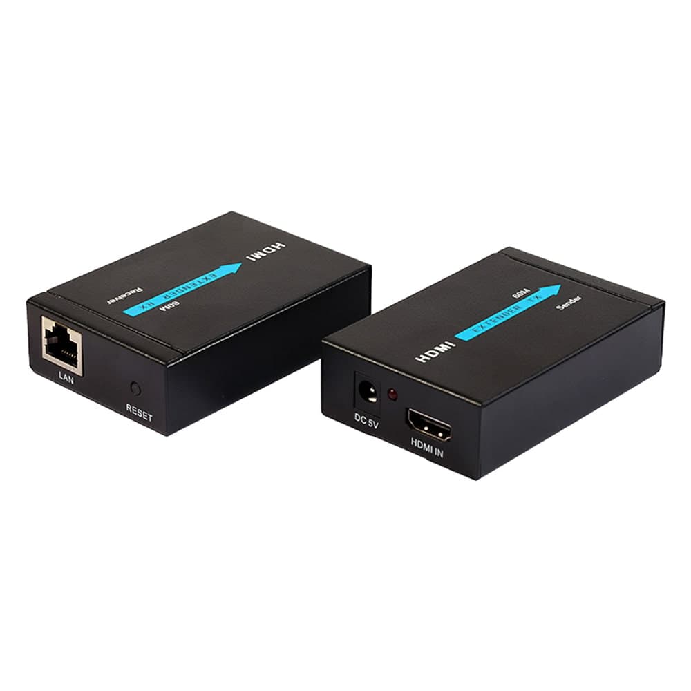 اکستندر افزایش طول HDMI توسط کابل شبکه تا 60 متر