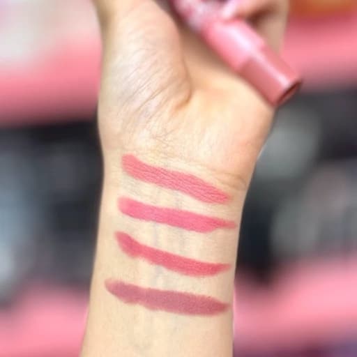 رژ گونه 4 طبقه صورتی لاو کیک مات فانتزی گوگولی پینترستی کیفی کوچک مینی مسافرتی رژلب مینی کیوت رژ و رژگونه طبقاتی — تصویر ۷