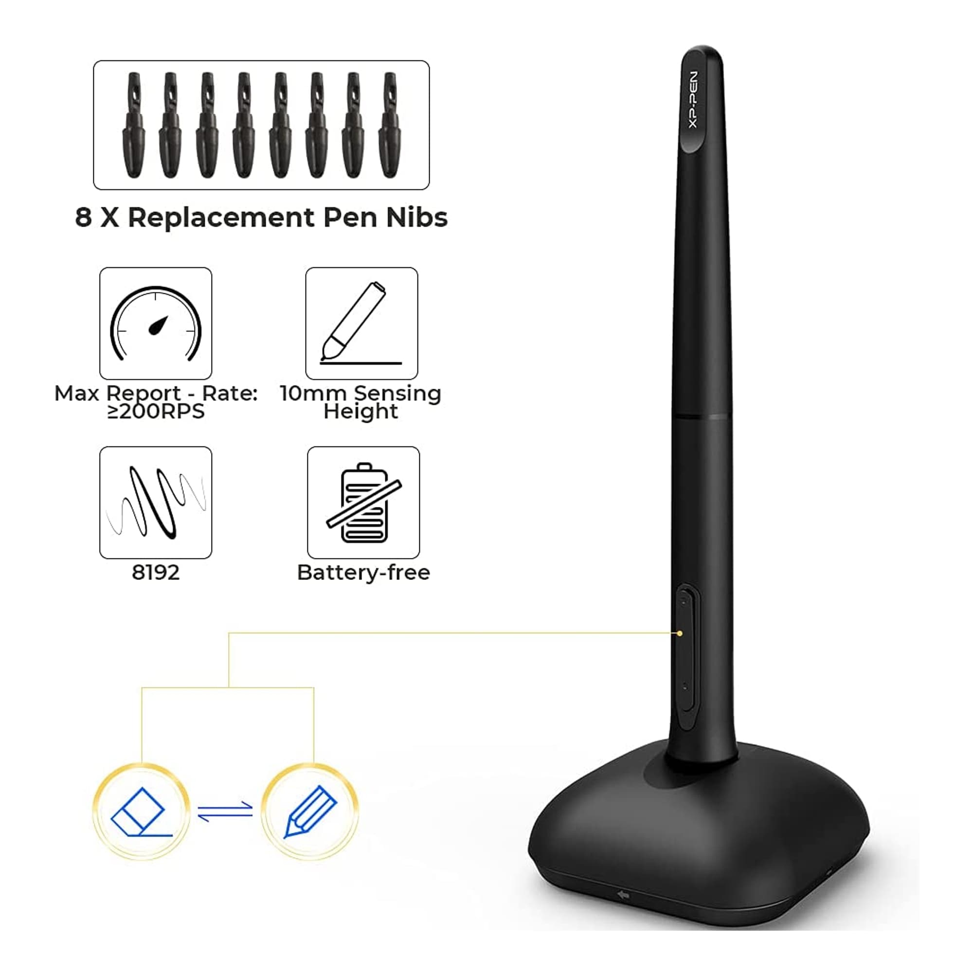 قلم یدکی اورجینال ایکس پی پن XP-PEN Deco 01 — تصویر ۳