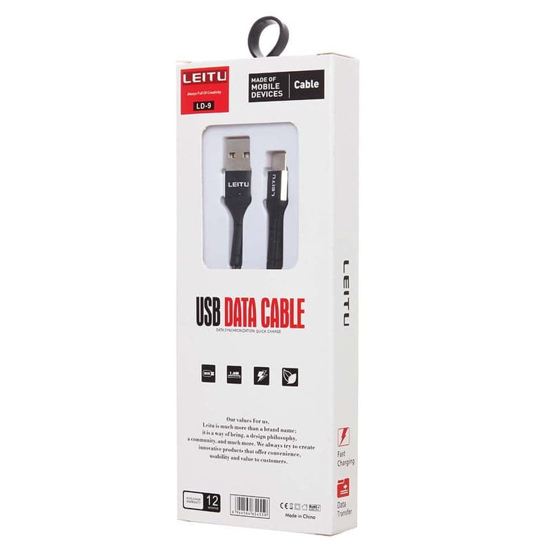 کابل تبدیل USB به Micro-USB لیتو مدل LD-9 طول 1 متر
