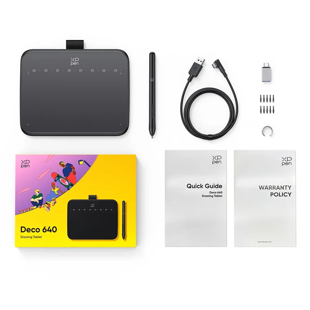 قلم نوری ایکس پی پن XP-PEN Deco 640 (۱۲ماه گارانتی شرکتی) — تصویر ۳