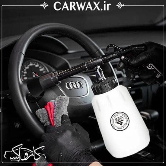 تفنگ تورنادوگان صفر شویی مخزن دار بادی مغزی پلاستیکی خودرو اس جی سی بی SGCB Tornador Car Cleaning Gun — تصویر ۳