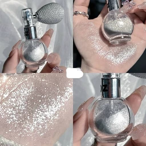 شیمر هایلایتر پمپی کیتی طرح ادکلنی فانتزی کیوت پینترستی رویایی دیزنی — تصویر ۶