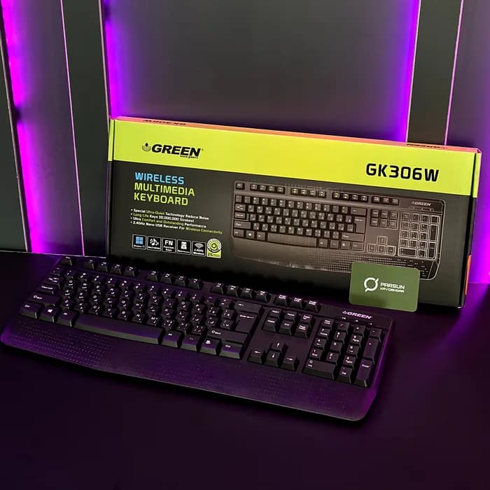 کیبورد بی سیم گرین GREEN Gk306w (گارانتی گرین) — تصویر ۴