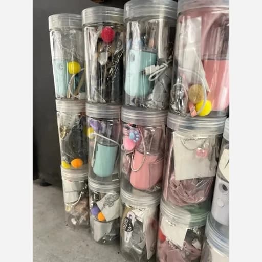 شانسی پینترستی شیشه اکسسوری شانسی میستری جار سوپرایزی مناسب کادو هدیه تولد روز عشق — تصویر ۹